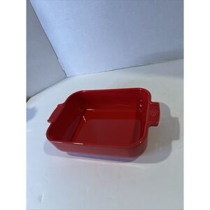 Peugeot New Baking Dish Oblong Casserole Red  Made in France